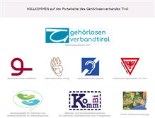Tablet Screenshot of gehoerlos-tirol.at
